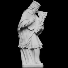 John nepomuk analyse sculpture 3dprintable Saint L'Autriche 3d print model - Mito3D
