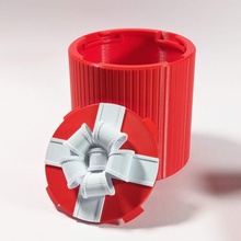 güzelleşmek hediye Kutu Bahçe Kulp destek konteyner dekorasyon sıra kendin yap mutfak ofis organizatör depolama masa Noel eğilmek tüp caddy silindir 3d print model - Mito3D
