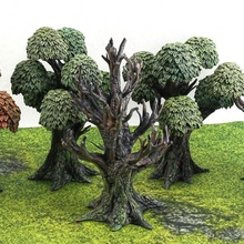 einstellen 5 3d druckbar Bäume Spielzeuge Spiele dnd Pfadfinder Frostgrave bloodyswordminiatures 3dprintingpro 3d print model - Mito3D