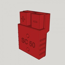 sc50 battery connector highamp 3d print model - Mito3D
