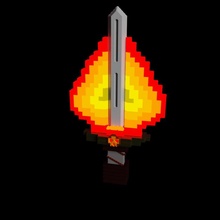 tempus flamejante espada tampo mesa dnd 3d print model - Mito3D