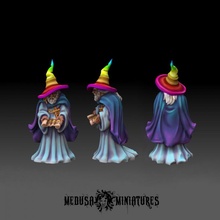 adventurer - rainbow wizard toys & games dragons dungeons magic dnd sorcerer 5e osr 3d print model - Mito3D