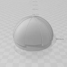 thermal detonator from starwars and battlefront ventilateur art 3d print model - Mito3D