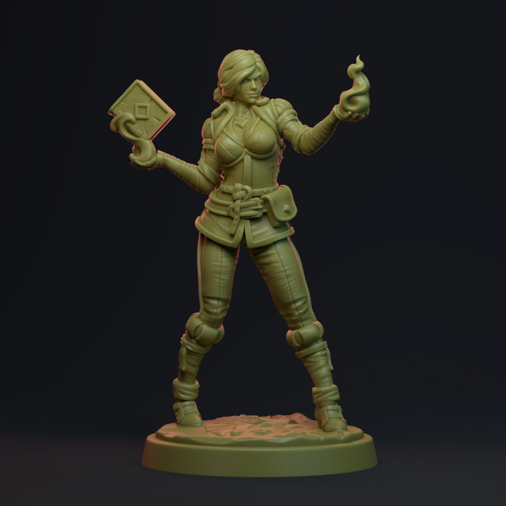 norte reino feiticeira brinquedos jogos bruxo Mago triss Trissmerigold 3D print model - Mito3D