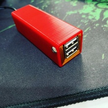 6 40v USB 5v secchio convertitore gadget elettronica adattatore allegato 3d print model - Mito3D