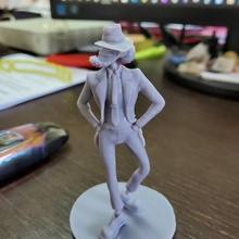 Daisuke jigen fan arte modello lupino 3d print model - Mito3D