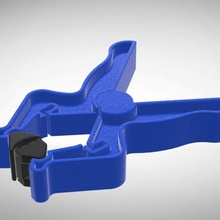 rubber bands clamps 3d print model - Mito3D