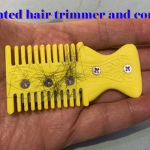 hair trimmer comb & garden cutter 3d print model - Mito3D