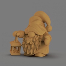gnome light toys & games christmas decoration fantasy miniature d&d 3d print model - Mito3D