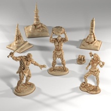stone giant set toys & games dragons dungeons monster school d&d dnd 5e 1e osr 3d print model - Mito3D