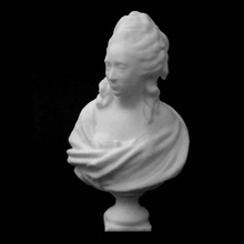 anne-marie-louise thomas domangeville art institute chicago usa scan bust woman marble french houdon artinstituteofchicago 3d print model - Mito3D