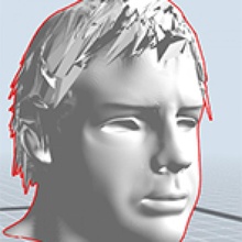 man uncle illia kuriakin head sculpture character spy uncle 3d print model - Mito3D