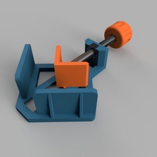 90 degree mini corner clamp vice 90degree 3d print model - Mito3D