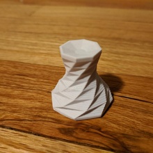 twisted marble stand 3d print model - Mito3D