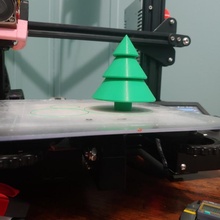 Natale albero puzzle semplice 3d print model - Mito3D
