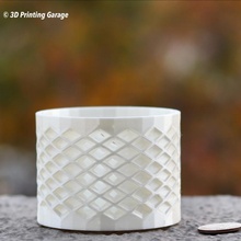 diamond shaped tasse cuisine baignoire 3d print model - Mito3D
