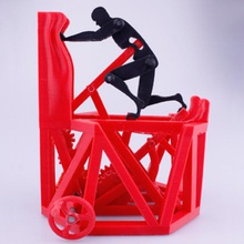 mechanical character toys & games moving pushing engineered mechanicalcharacter playtimebanner 3d print model - Mito3D