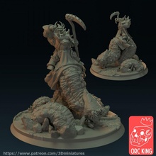 maggot king nurgle warhammerfantasy ageofsigmar maggto maggotlord 3d print model - Mito3D
