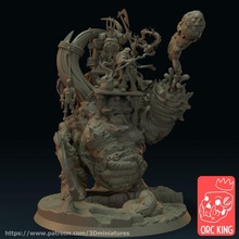 rotten king beast warhammer40k nurgle warhammerfantasy ageofsigmar glotkin 3d print model - Mito3D