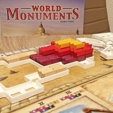 monuments - building boundaries boardgame grid brettspiel boundary queen games 3d print model - Mito3D