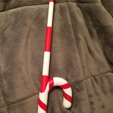 candy cane sword christmas candycane christmassword collapsable 3d print model - Mito3D