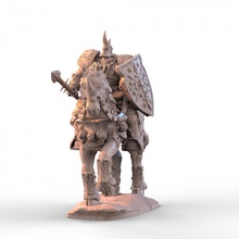 atlı Ejderha şövalyeler fantezi masaüstü 3d print model - Mito3D