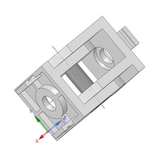 flexible hinge pivot joint connector v-slot profile 2020 3d print model - Mito3D