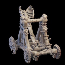 osso catapulta negozio non morti warhammer miniatura tavolo gioco guerra assedio 3d print model - Mito3D