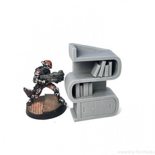 librero juegos miniaturas juego rol terreno martillo guerra accesorios caer mesa pionero yermo 3d print model - Mito3D