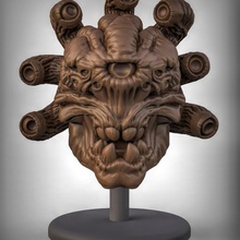eye horror store fantasy monster dungeonsanddragons dnd pathfinder beholder 3d print model - Mito3D