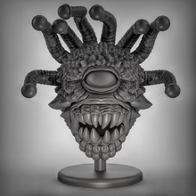eye horror store fantasy monster rpg dungeonsanddragons dnd pathfinder tabletopgames beholder 3d print model - Mito3D