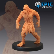 ghoul tongue undead monster vampire spawn fantasy gothic horror medieval rpg warhammer sla enemy tabletop dungeon dnd pathfinder 3d print model - Mito3D