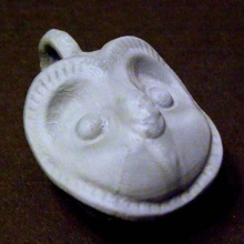 inca owl pendant jewellery 3d print model - Mito3D