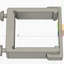 energia striscia clip 25mm scatola tubo staffa powerstrip powerstripmount 3d print model - Mito3D