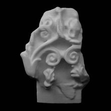 acroterion fragmento acanto desplaza british museum londres scan 3d print model - Mito3D