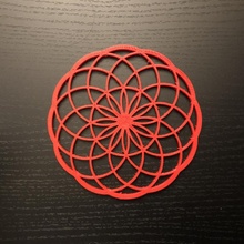 torus Coaster sametozkan énergie tasse champ cercle 3d print model - Mito3D