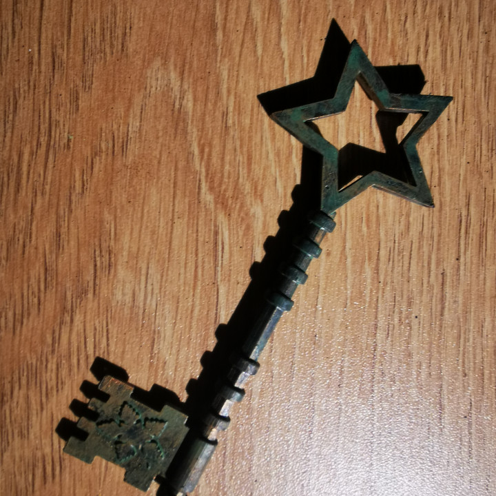 santa key christmas x-mas 3D print model - Mito3D