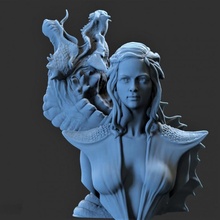 dragon queen miniatures mother dnd miniaturepainting 3d print model - Mito3D