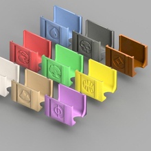 modular Karte Gestell Sortierung Magie Karten mtg 3d print model - Mito3D