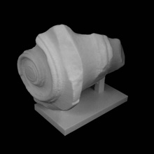 fragmento éfeso templo museu britânico londres scan 3d print model - Mito3D