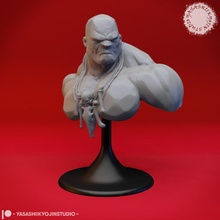 stone giant - bust man rock miniature roleplaying dnd ttrpg 3d print model - Mito3D