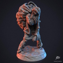 zombie santa pre-supported store christmas brain creature monster miniature newyear claus 3dsofsan 3d print model - Mito3D