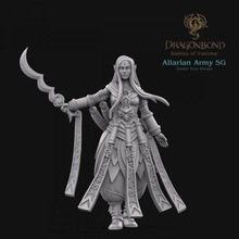 qan elyse - unmasked fantasy wargame dragonbond allaria 3d print model - Mito3D