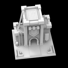 c10 Schloss cool Würfel Turm Geschäft 3d print model - Mito3D