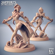 kilia ballet queen - sylvan knights beauty fantasy pinup store dragons dungeons elf mini rpg miniature tabletop supports wargame elven dnd ttrpg artisan guild presupported supported 3d print model - Mito3D