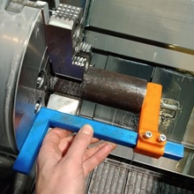 stangenanschlag Hand sterben drehmaschine 3d print model - Mito3D