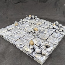 masmorra pedra arruinado chão rpg terreno forja aberta azulejos dnd descobridor 3d print model - Mito3D
