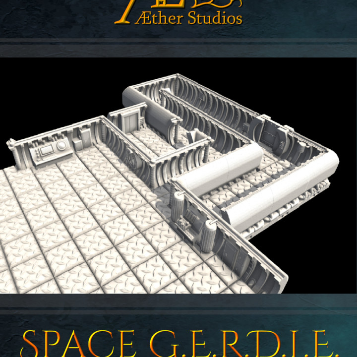 Platz gerdle Geschäft Fantasie industriell Modell Terrain scifi Dorf dnd openlock Korridore Drachenbiss Äther Drachenschloss Dungeonlock Ätherstudien 3D print model - Mito3D