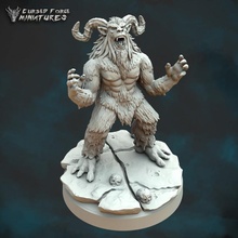 abominable yeti rpg miniature beast dragons dungeons snow d&d dnd arctic pathfinder frost tundra 3d print model - Mito3D