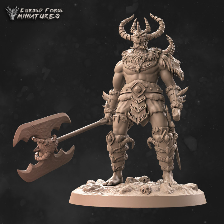 pre-supported frost giant rpg miniature store dragons dungeons golem dragonborn frozen mountain d&d dnd arctic pathfinder tundra 3D print model - Mito3D